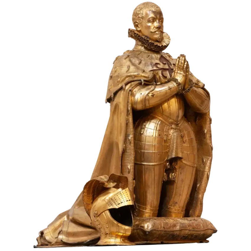 Estatua orante del duque de Lerma. Pompeo Leoni y Juan de Arfe, 1608 Estatua orante del duque de Lerma. Pompeo Leoni y Juan de Arfe, 1608